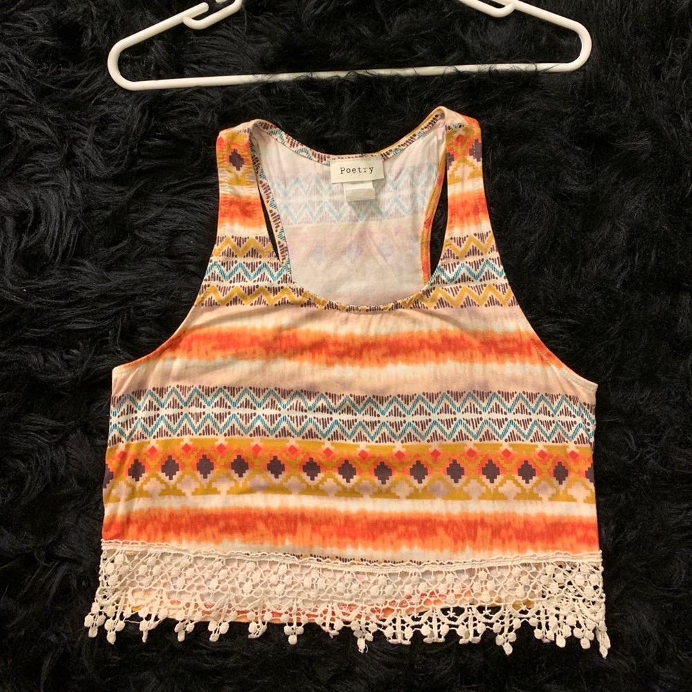 Printed Crop Top